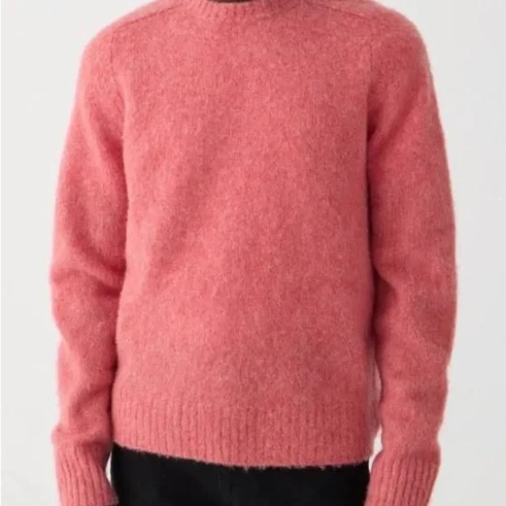 J. Crew -‎ Merino / Alpaca Coral Crew Neck Sweater